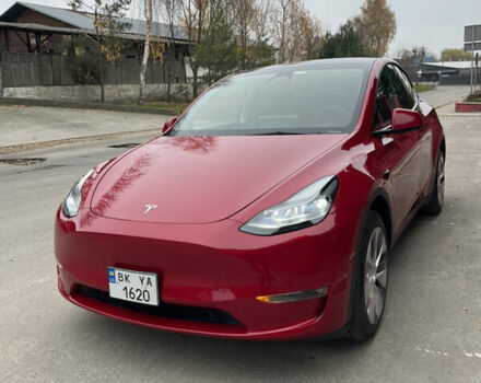 Красный Тесла Model Y, объемом двигателя 0 л и пробегом 23 тыс. км за 26200 $, фото 1 на Automoto.ua