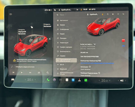 Червоний Тесла Model Y, об'ємом двигуна 0 л та пробігом 50 тис. км за 25300 $, фото 8 на Automoto.ua
