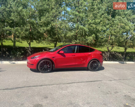 Красный Тесла Model Y, объемом двигателя 0 л и пробегом 2 тыс. км за 31000 $, фото 2 на Automoto.ua