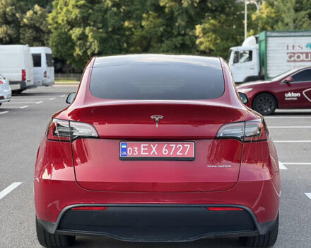Червоний Тесла Model Y, об'ємом двигуна 0 л та пробігом 50 тис. км за 25300 $, фото 5 на Automoto.ua