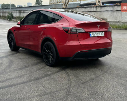 Красный Тесла Model Y, объемом двигателя 0 л и пробегом 57 тыс. км за 27500 $, фото 3 на Automoto.ua