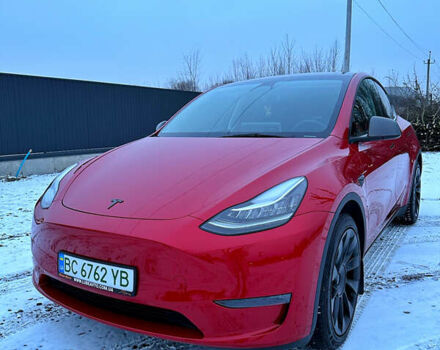 Красный Тесла Model Y, объемом двигателя 0 л и пробегом 23 тыс. км за 34700 $, фото 15 на Automoto.ua