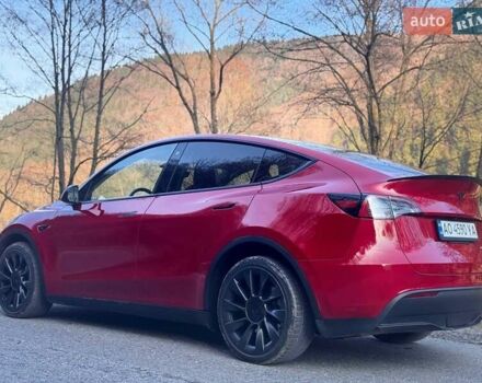 Красный Тесла Model Y, объемом двигателя 0 л и пробегом 51 тыс. км за 25500 $, фото 5 на Automoto.ua