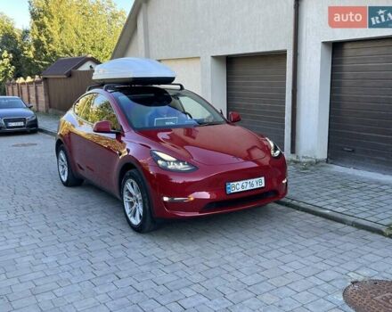 Красный Тесла Model Y, объемом двигателя 0 л и пробегом 46 тыс. км за 28888 $, фото 1 на Automoto.ua