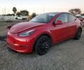 Красный Тесла Model Y, объемом двигателя 0 л и пробегом 44 тыс. км за 23000 $, фото 1 на Automoto.ua