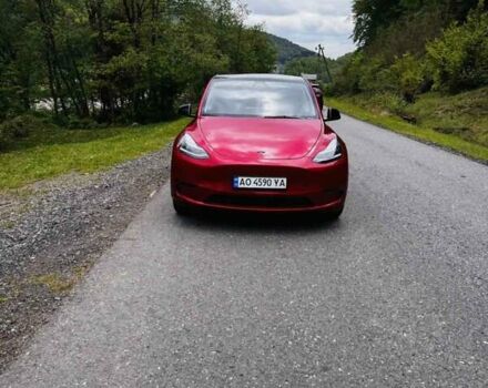 Красный Тесла Model Y, объемом двигателя 0 л и пробегом 53 тыс. км за 24800 $, фото 12 на Automoto.ua
