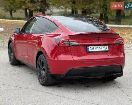Красный Тесла Model Y, объемом двигателя 0 л и пробегом 84 тыс. км за 25800 $, фото 5 на Automoto.ua