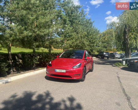 Красный Тесла Model Y, объемом двигателя 0 л и пробегом 2 тыс. км за 31000 $, фото 3 на Automoto.ua