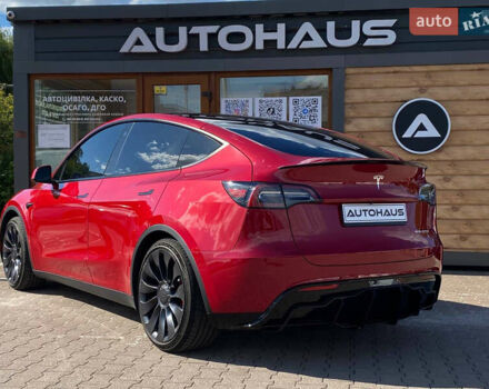 Красный Тесла Model Y, объемом двигателя 0 л и пробегом 24 тыс. км за 34999 $, фото 5 на Automoto.ua