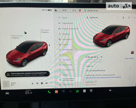 Красный Тесла Model Y, объемом двигателя 0 л и пробегом 7 тыс. км за 36000 $, фото 21 на Automoto.ua