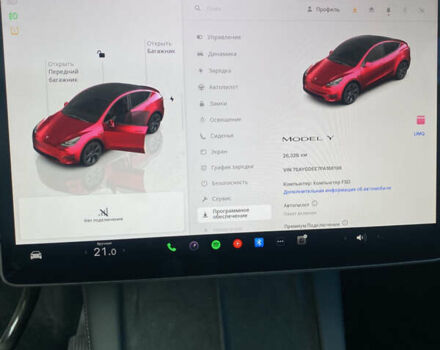 Тесла Model Y 2023 в Киеве на Automoto.ua Красный Тесла Model Y, объемом двигателя 0 л и пробегом 27 тыс. км за 28800 $, фото 35 на Automoto.ua
