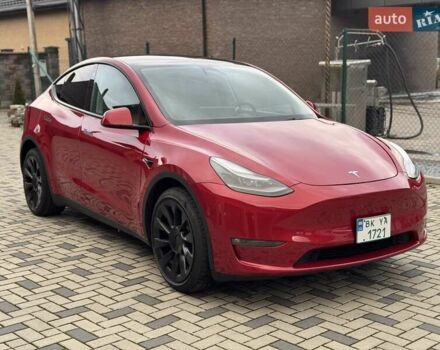 Красный Тесла Model Y, объемом двигателя 0 л и пробегом 10 тыс. км за 26500 $, фото 2 на Automoto.ua