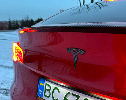 Красный Тесла Model Y, объемом двигателя 0 л и пробегом 23 тыс. км за 34700 $, фото 25 на Automoto.ua