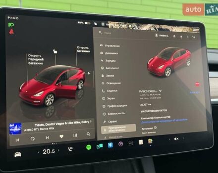 Красный Тесла Model Y, объемом двигателя 0 л и пробегом 20 тыс. км за 34500 $, фото 23 на Automoto.ua
