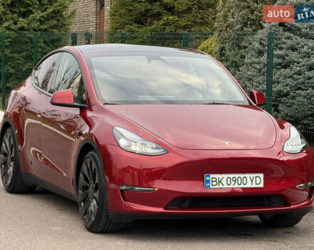 Красный Тесла Model Y, объемом двигателя 0 л и пробегом 4 тыс. км за 34999 $, фото 23 на Automoto.ua
