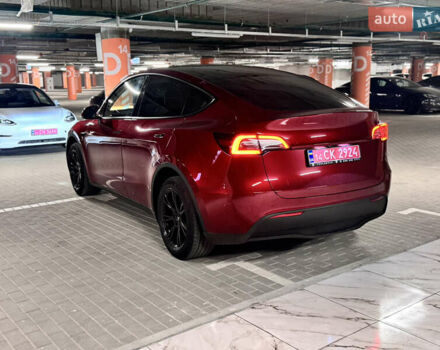 Красный Тесла Model Y, объемом двигателя 0 л и пробегом 12 тыс. км за 28880 $, фото 4 на Automoto.ua