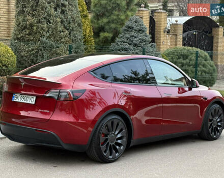 Красный Тесла Model Y, объемом двигателя 0 л и пробегом 4 тыс. км за 34999 $, фото 27 на Automoto.ua