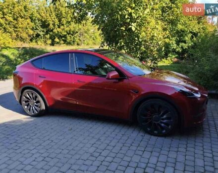 Красный Тесла Model Y, объемом двигателя 0 л и пробегом 21 тыс. км за 36500 $, фото 4 на Automoto.ua