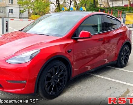 Тесла Model Y 2024 у Фастове на Automoto.ua Червоний Тесла Model Y, об'ємом двигуна 0.22 л та пробігом 20 тис. км за 32000 $, фото 2 на Automoto.ua