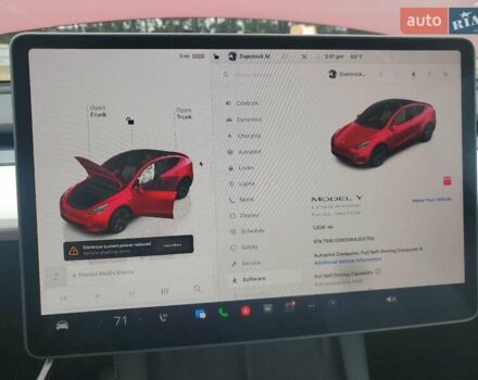 Красный Тесла Model Y, объемом двигателя 0 л и пробегом 2 тыс. км за 13500 $, фото 8 на Automoto.ua