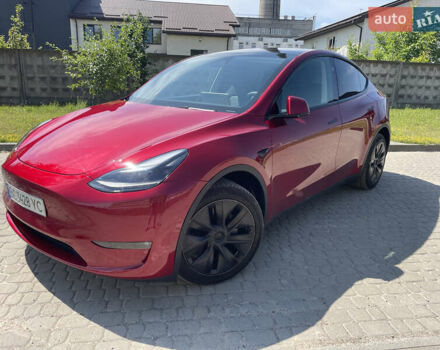 Красный Тесла Model Y, объемом двигателя 0 л и пробегом 2 тыс. км за 34500 $, фото 2 на Automoto.ua