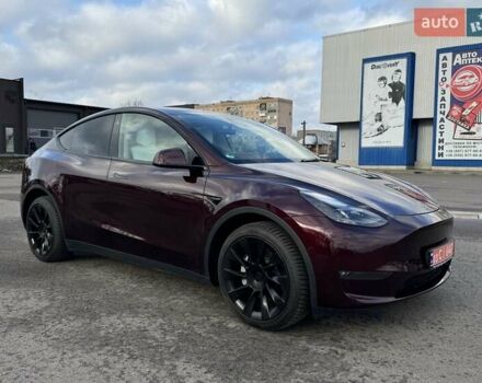 Красный Тесла Model Y, объемом двигателя 0 л и пробегом 42 тыс. км за 33900 $, фото 1 на Automoto.ua