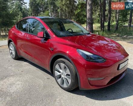 Красный Тесла Model Y, объемом двигателя 0 л и пробегом 28 тыс. км за 38300 $, фото 26 на Automoto.ua