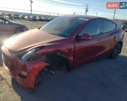 Червоний Тесла Model Y, об'ємом двигуна 0 л та пробігом 44 тис. км за 23990 $, фото 1 на Automoto.ua