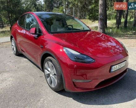 Красный Тесла Model Y, объемом двигателя 0 л и пробегом 28 тыс. км за 38300 $, фото 27 на Automoto.ua
