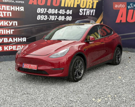 Червоний Тесла Model Y, об'ємом двигуна 0 л та пробігом 8 тис. км за 26200 $, фото 1 на Automoto.ua
