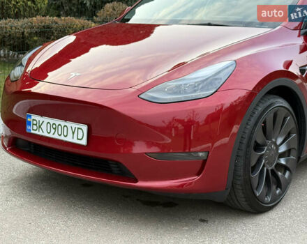 Красный Тесла Model Y, объемом двигателя 0 л и пробегом 4 тыс. км за 34999 $, фото 13 на Automoto.ua