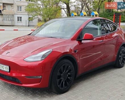 Красный Тесла Model Y, объемом двигателя 0 л и пробегом 20 тыс. км за 32000 $, фото 1 на Automoto.ua