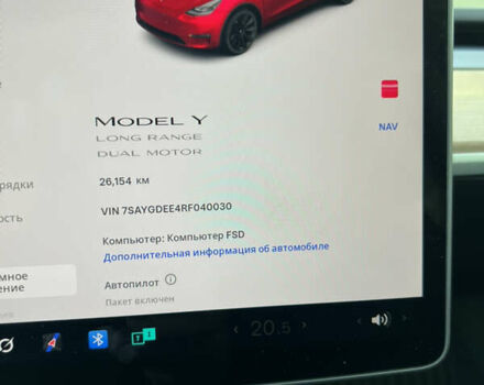 Червоний Тесла Model Y, об'ємом двигуна 0 л та пробігом 26 тис. км за 30500 $, фото 20 на Automoto.ua