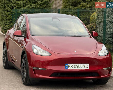 Красный Тесла Model Y, объемом двигателя 0 л и пробегом 4 тыс. км за 34999 $, фото 22 на Automoto.ua