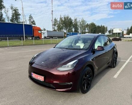 Красный Тесла Model Y, объемом двигателя 0 л и пробегом 42 тыс. км за 34990 $, фото 1 на Automoto.ua