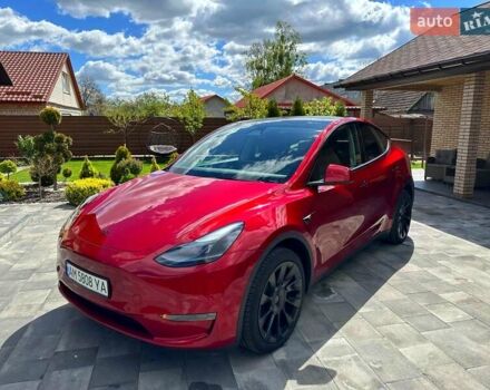 Червоний Тесла Model Y, об'ємом двигуна 0 л та пробігом 12 тис. км за 29900 $, фото 1 на Automoto.ua