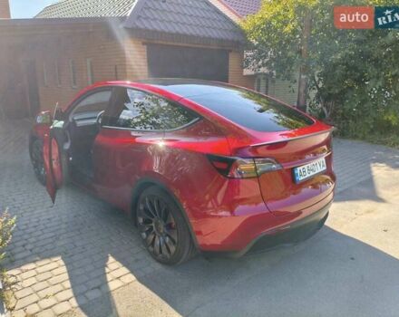Красный Тесла Model Y, объемом двигателя 0 л и пробегом 21 тыс. км за 36500 $, фото 1 на Automoto.ua