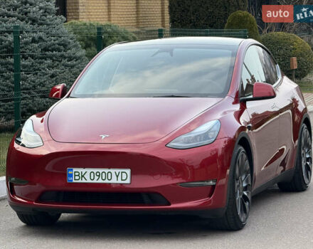 Красный Тесла Model Y, объемом двигателя 0 л и пробегом 4 тыс. км за 34999 $, фото 32 на Automoto.ua