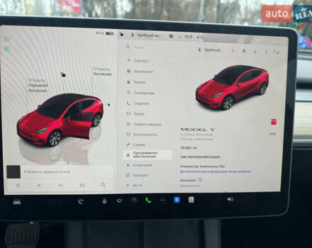 Красный Тесла Model Y, объемом двигателя 0 л и пробегом 26 тыс. км за 28900 $, фото 13 на Automoto.ua