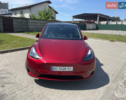 Красный Тесла Model Y, объемом двигателя 0 л и пробегом 2 тыс. км за 34500 $, фото 4 на Automoto.ua