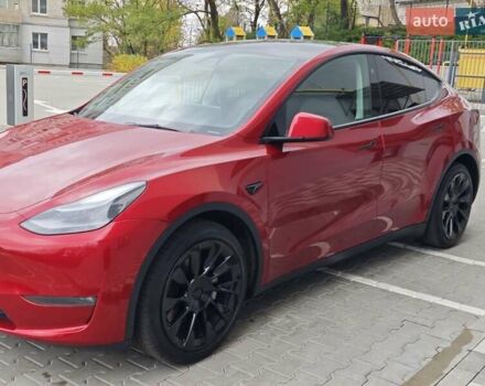 Красный Тесла Model Y, объемом двигателя 0 л и пробегом 20 тыс. км за 32000 $, фото 29 на Automoto.ua