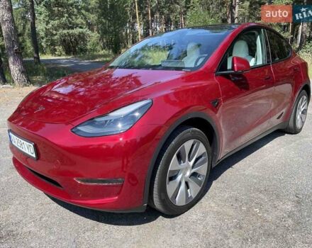 Красный Тесла Model Y, объемом двигателя 0 л и пробегом 26 тыс. км за 39500 $, фото 19 на Automoto.ua