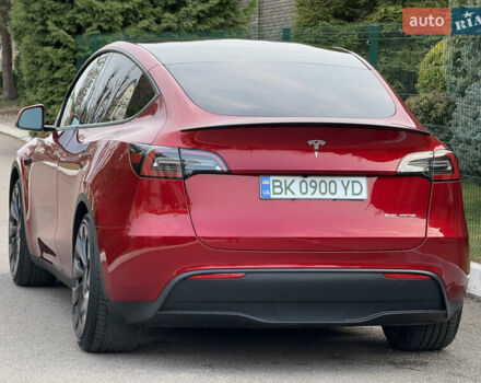 Красный Тесла Model Y, объемом двигателя 0 л и пробегом 4 тыс. км за 34999 $, фото 28 на Automoto.ua