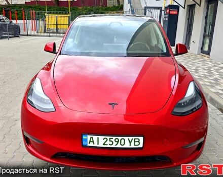 Тесла Model Y 2024 у Фастове на Automoto.ua Червоний Тесла Model Y, об'ємом двигуна 0.22 л та пробігом 20 тис. км за 32000 $, фото 1 на Automoto.ua