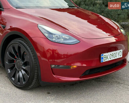 Красный Тесла Model Y, объемом двигателя 0 л и пробегом 4 тыс. км за 34999 $, фото 12 на Automoto.ua