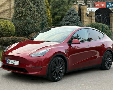 Красный Тесла Model Y, объемом двигателя 0 л и пробегом 4 тыс. км за 34999 $, фото 33 на Automoto.ua