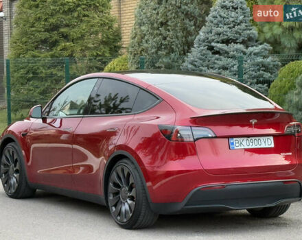 Красный Тесла Model Y, объемом двигателя 0 л и пробегом 4 тыс. км за 34999 $, фото 2 на Automoto.ua