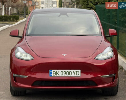 Красный Тесла Model Y, объемом двигателя 0 л и пробегом 4 тыс. км за 34999 $, фото 4 на Automoto.ua