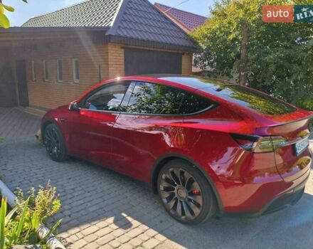 Красный Тесла Model Y, объемом двигателя 0 л и пробегом 21 тыс. км за 36500 $, фото 7 на Automoto.ua
