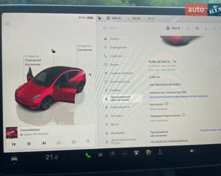 Красный Тесла Model Y, объемом двигателя 0 л и пробегом 2 тыс. км за 34500 $, фото 41 на Automoto.ua